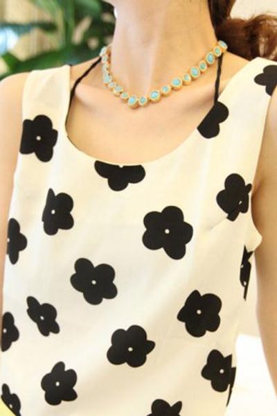 Áo voan sát nách hoa