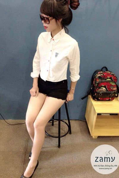 Sm trắng croptop