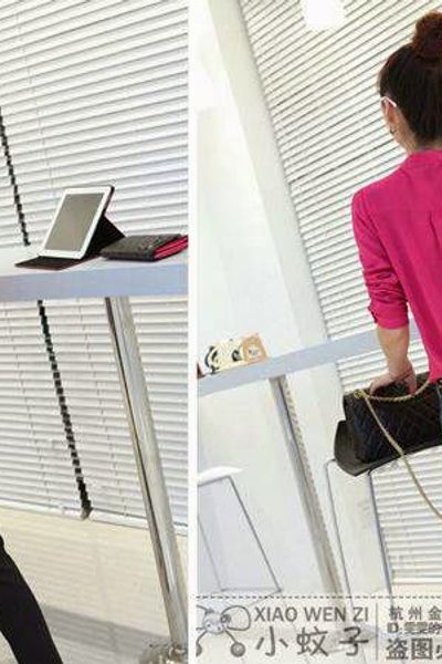 Áo voan cổ trụ pinky -0057