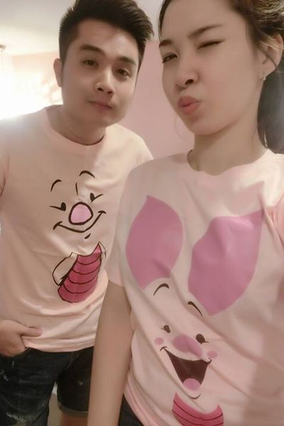 Áo thun 4 chiều 25k in hình heo con dễ thương sml