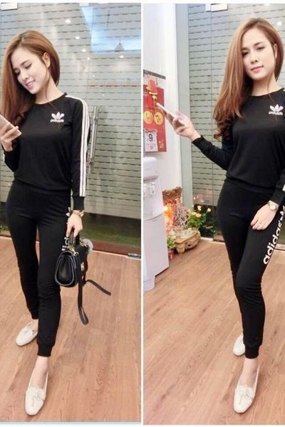 Set bo adidas 2 mau tay dai