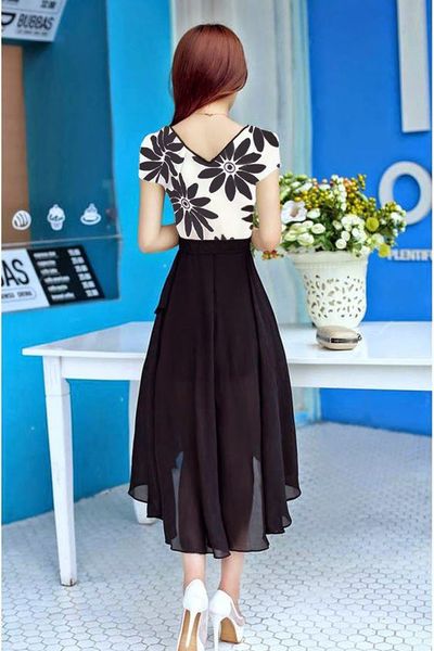 Đầm voan hoa hướng dương - 1426