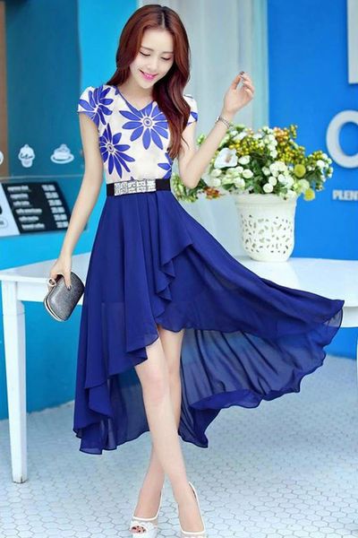 Đầm voan hoa hướng dương - 1426