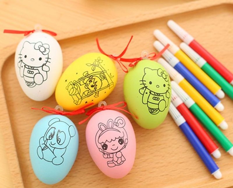 Bán sỉ bộ trứng tô màu Rất nhiều mẫu mã luôn Mỗi bộ gồm 1 trứng 4 bút 4 màu giá sỉ 5800đ/ 1 bộ khi mua tổng đơn từ 500k giá sỉ