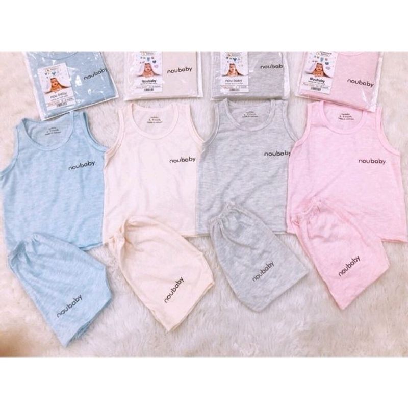 Bộ ba lỗ noubaby cho bé yêu giá sỉ