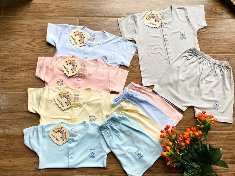 Bộ cộc tay chất tre cho bé yêu giá sỉ