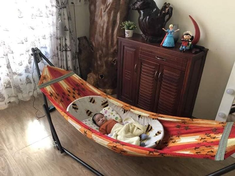 Nôi tre đặt võng cho bé giá sỉ