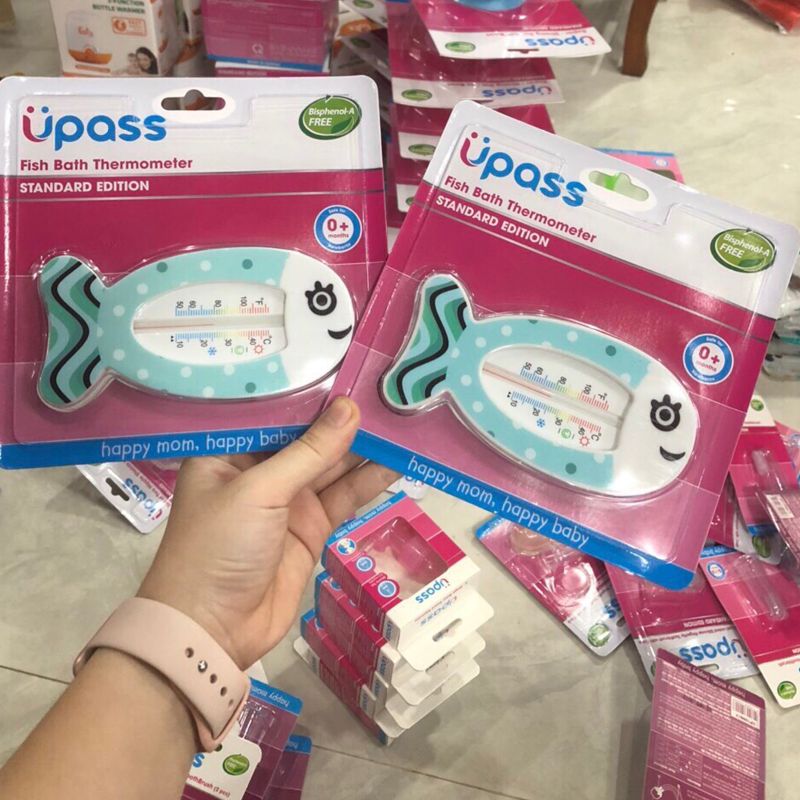 Nhiệt kế đo nước tắm hình cá Upass giá sỉ
