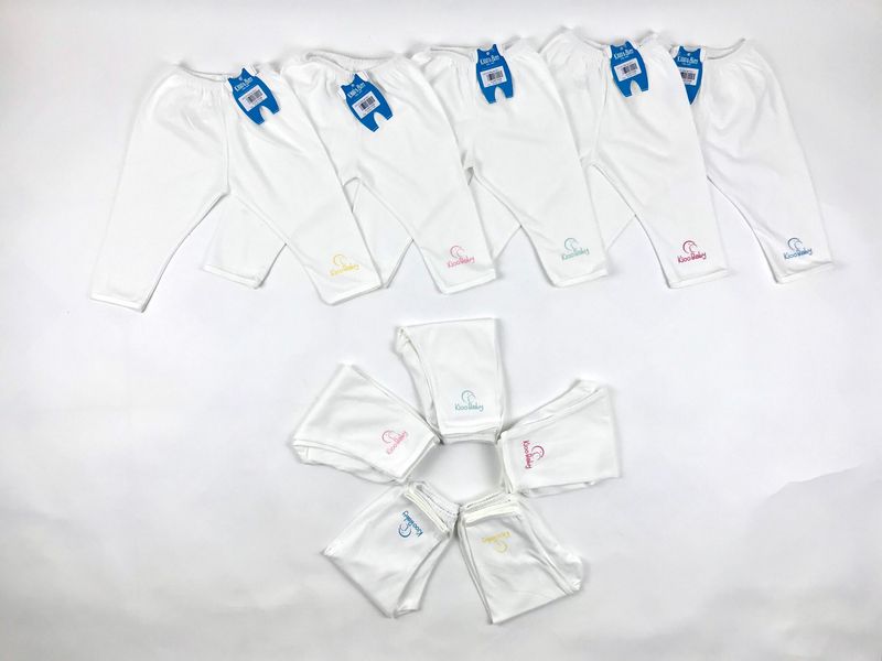 Quần dài trắng kioobim sơ sinh đến 13kg giá sỉ