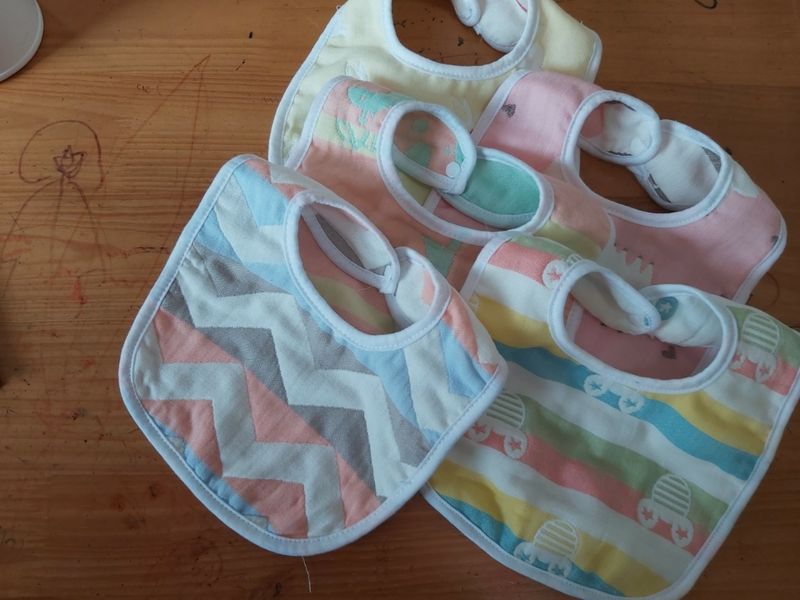 Yếm sợi tre 6 lớp cho bé giá sỉ