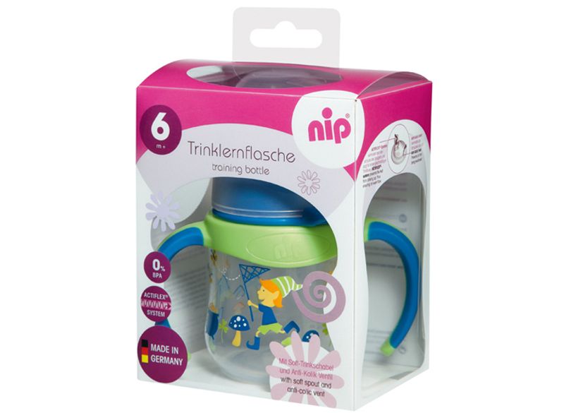 Bình tập uống nước có tay cầm Nip 150ml giá sỉ