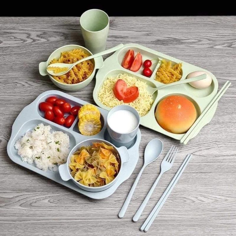 KHAY CƠM LÚA MẠCH (6 chi tiết) giá sỉ