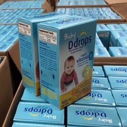 Baby Ddrops Vitamin D3 400 Iu Bổ Sung Vitamin D Làm Tăng Khả Năng Hấp Thu Canxi Cho Bé