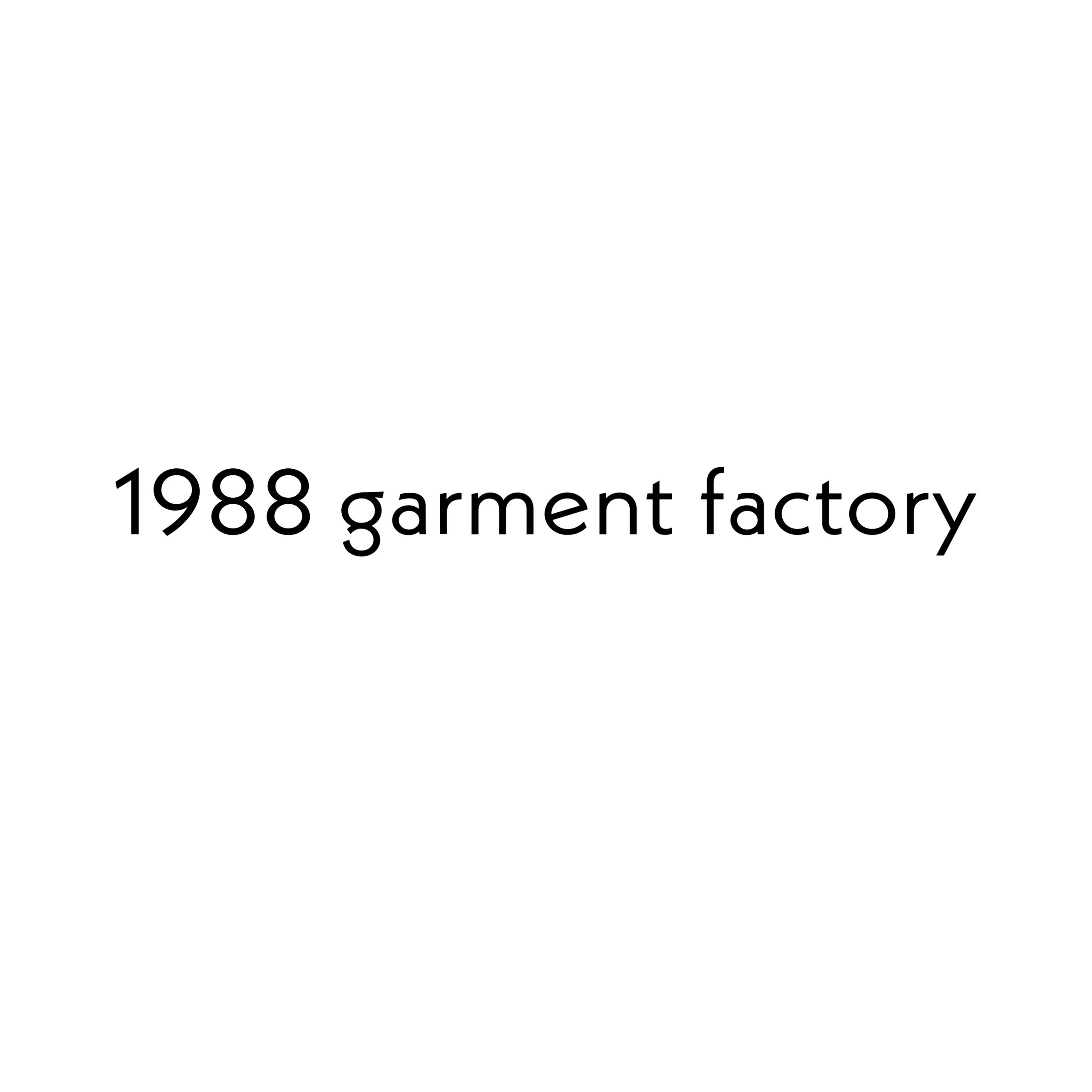 1988 Garment Factory
